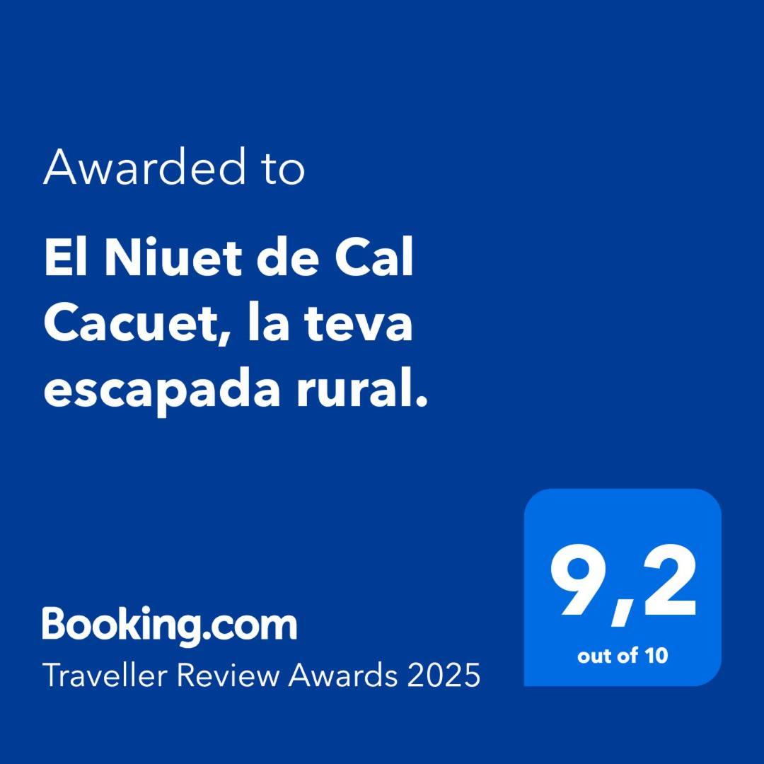El Niuet De Cal Cacuet, La Teva Escapada Rural. Daire Aviá Dış mekan fotoğraf